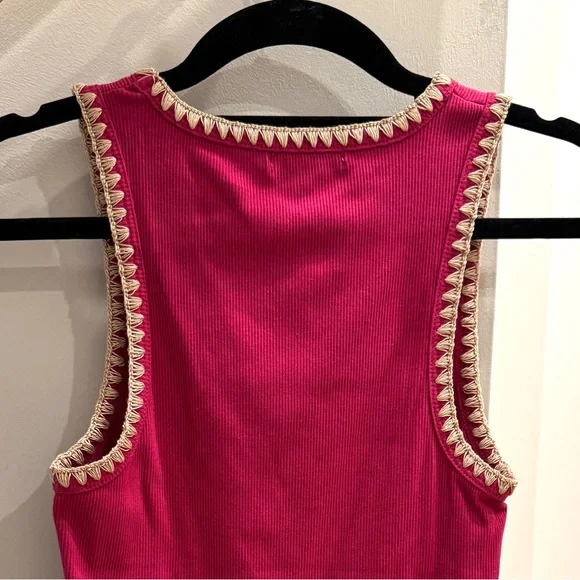 New Z Supply AVRIL RIB WHIPSTITCH
TANK (CACTUS
SUNFLOWER) - Z SUPPLY, Small - Picture 10 of 14